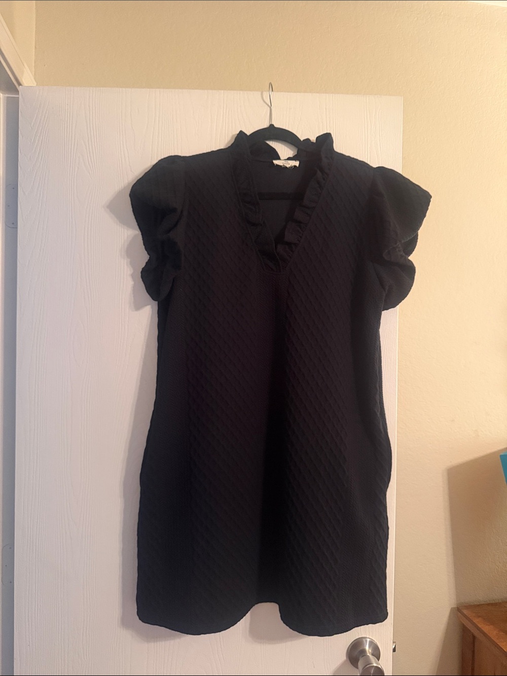 ENTRO Brand - Black textured dress